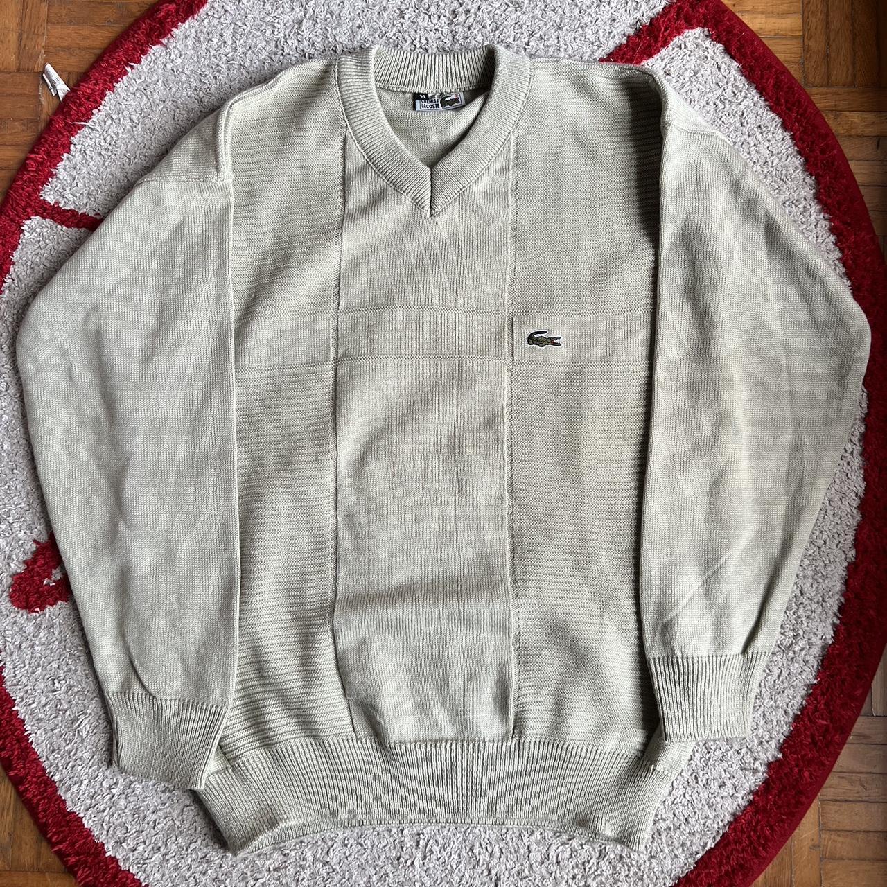 Maglione vintage lacoste taglia M, l’unica... - Depop