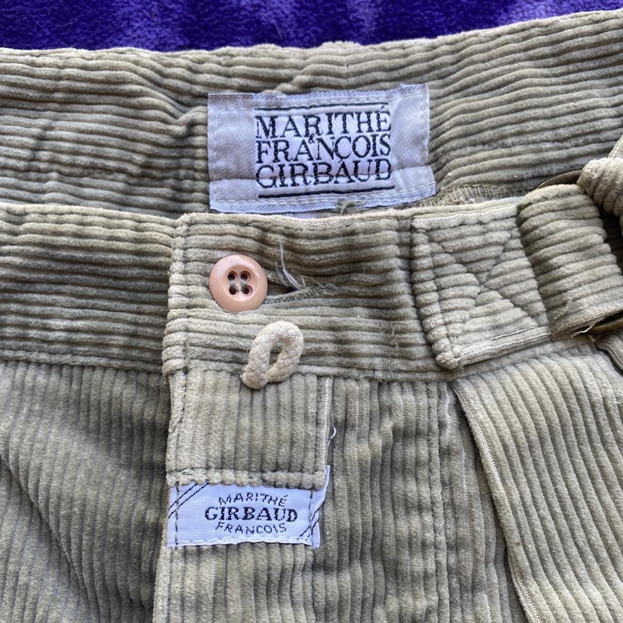Marithé + François Girbaud Women's Green Trousers | Depop