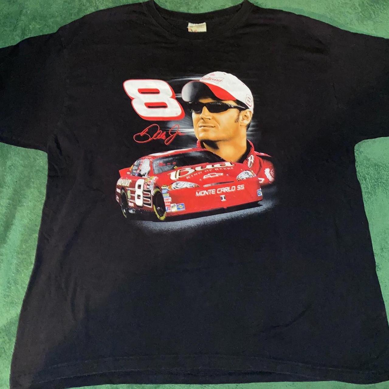 Vintage 2000s NASCAR Dale Earnhardt Jr Budweiser Depop