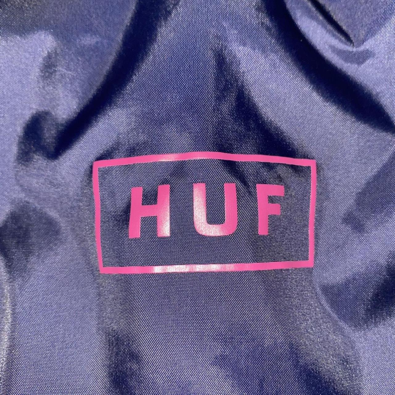 HUF popular WINDBREAKER HUF BAR LOGO COACH JACKET Pink