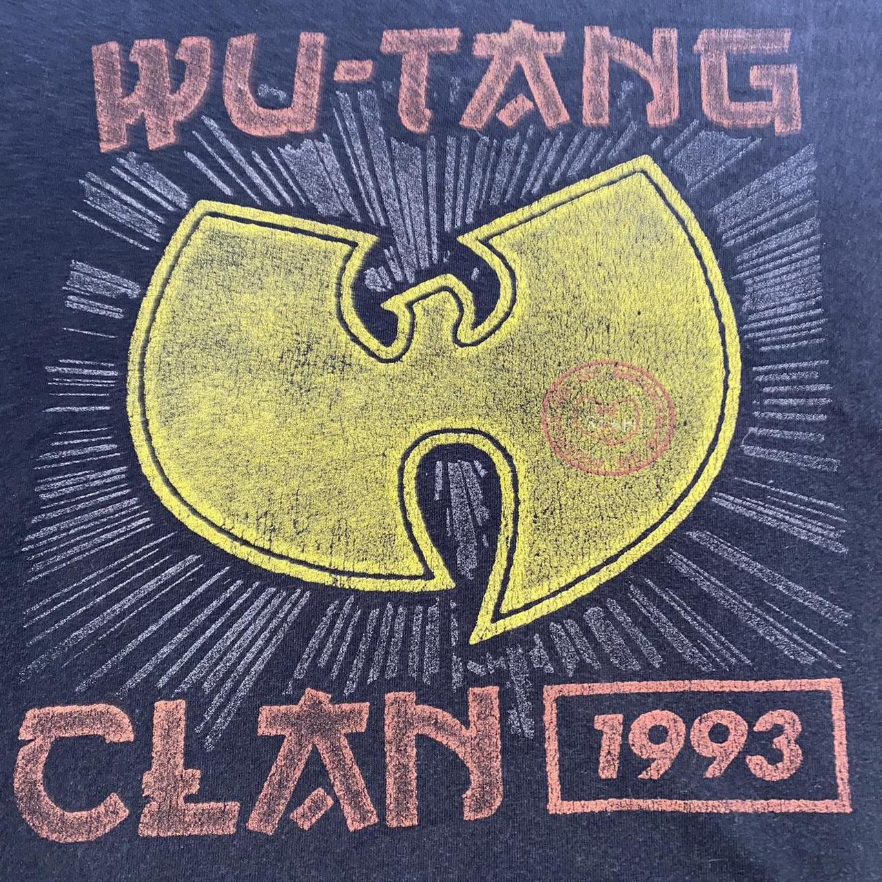 Super cool y2k Wu-Tang Clan 1993 reprint logo | Depop
