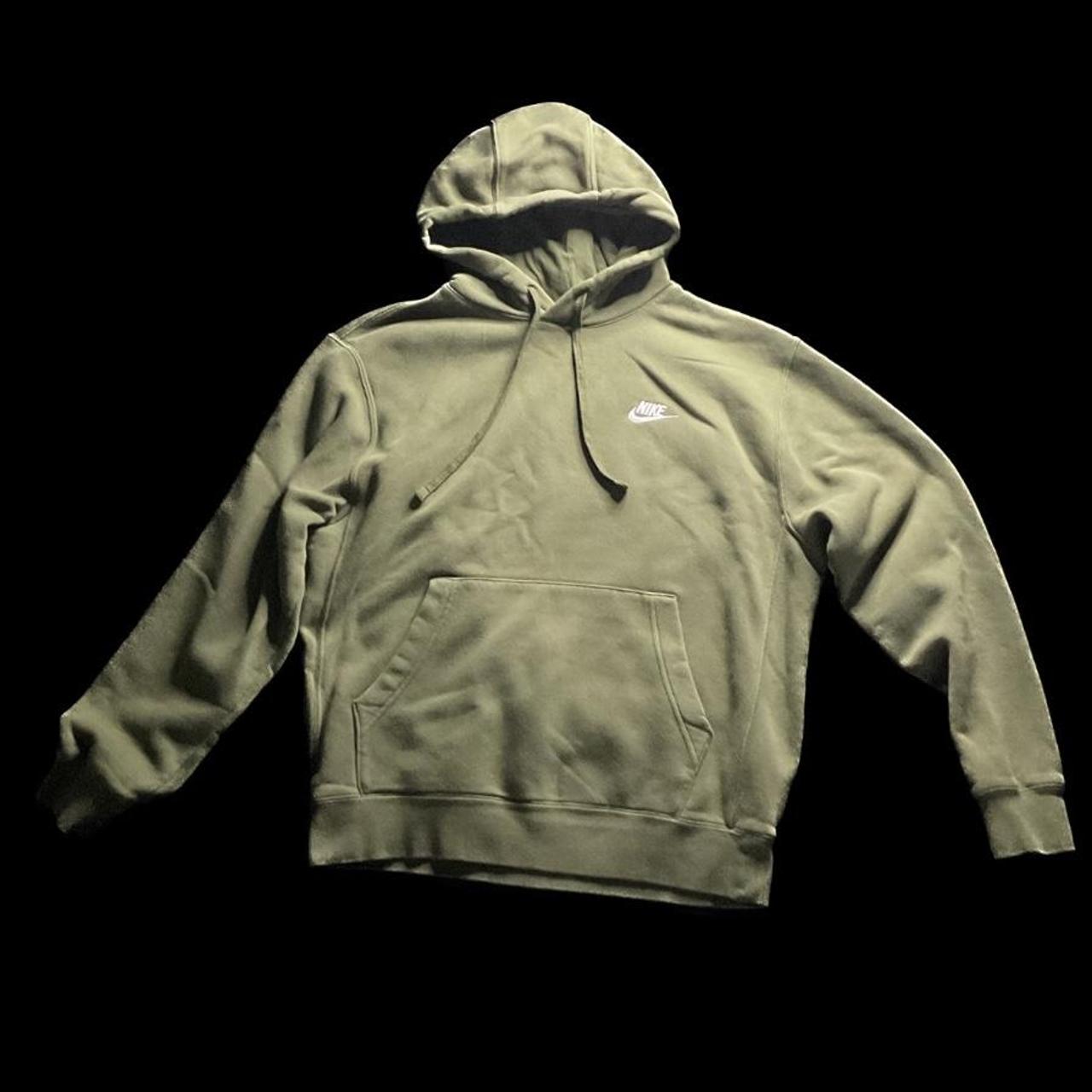 mens dark green nike hoodie