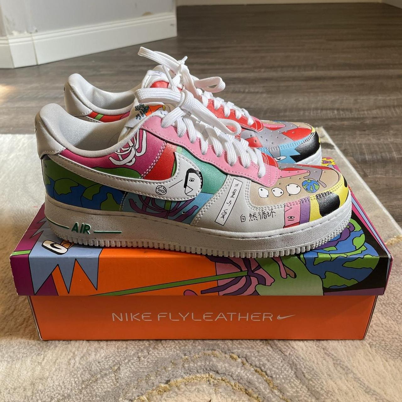 Ruohan Wang Nike X Earth Day Nike Air Force Flyleather By Ruohan