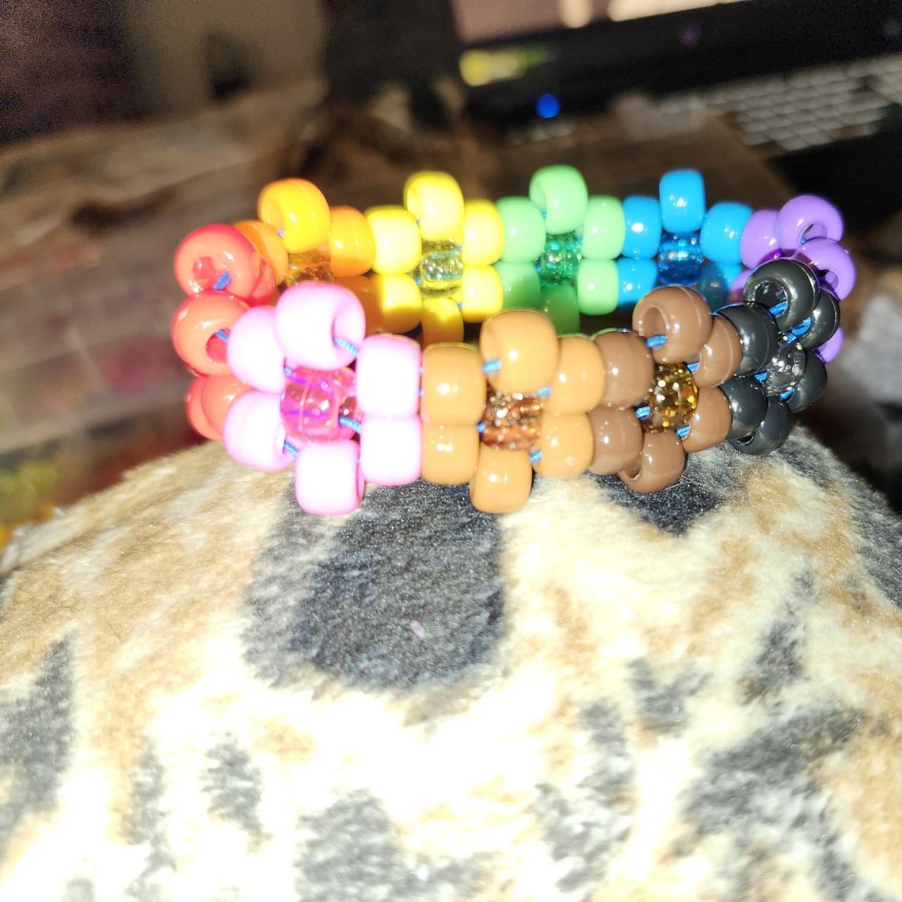 Flower Cuff Bracelet How To Make Rave Bracelets Flower Bracelet