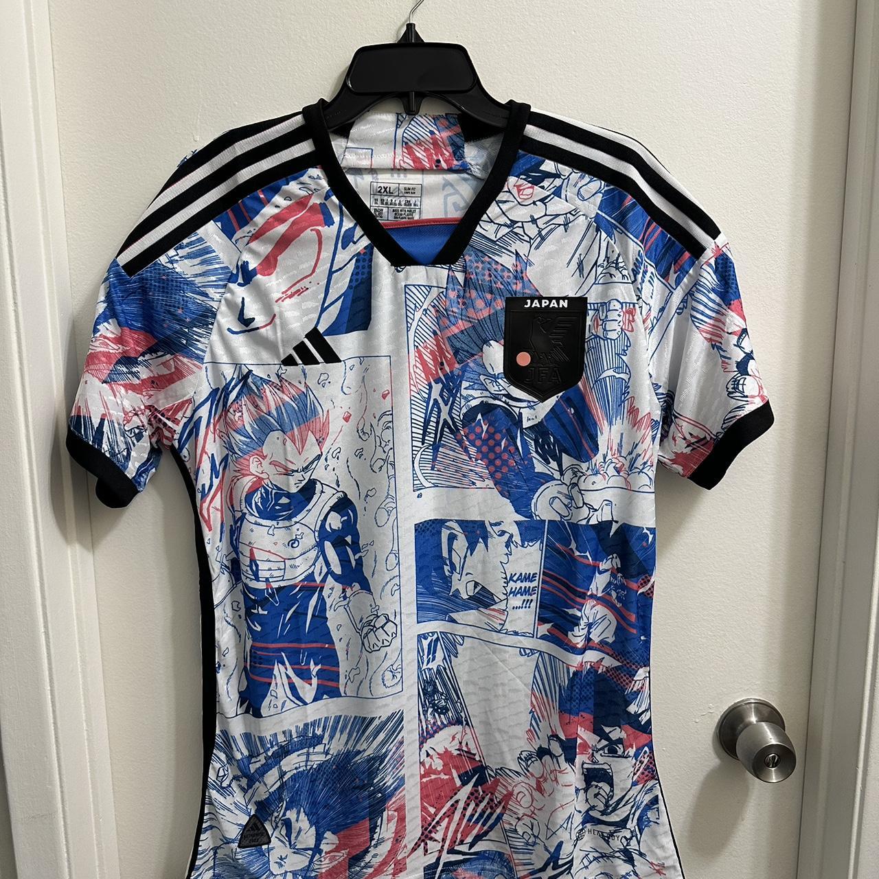 Dragon Ball Z Japan soccer jersey This is a 2XL | Depop