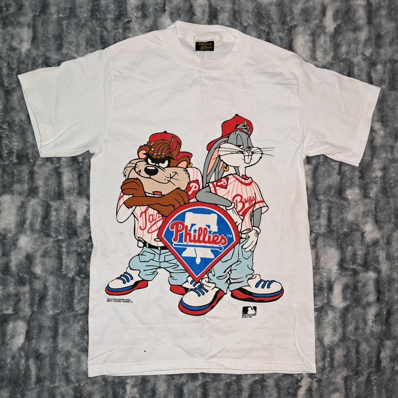 Vintage Texas Rangers Baseball Looney Tunes Taz 1991 - Depop