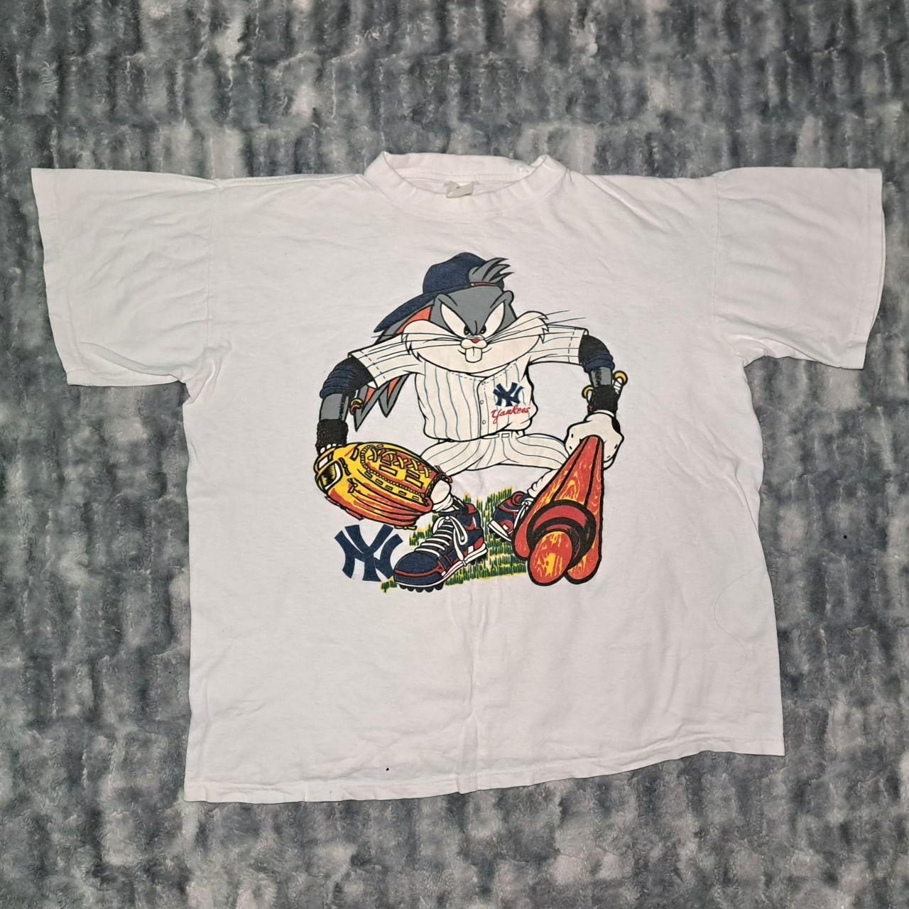 New York Yankees Bugs Bunny Shirt MEASUREMENTS: PIT - Depop