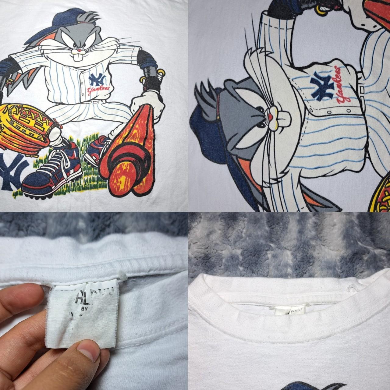 New York Yankees Bugs Bunny Shirt MEASUREMENTS: PIT - Depop