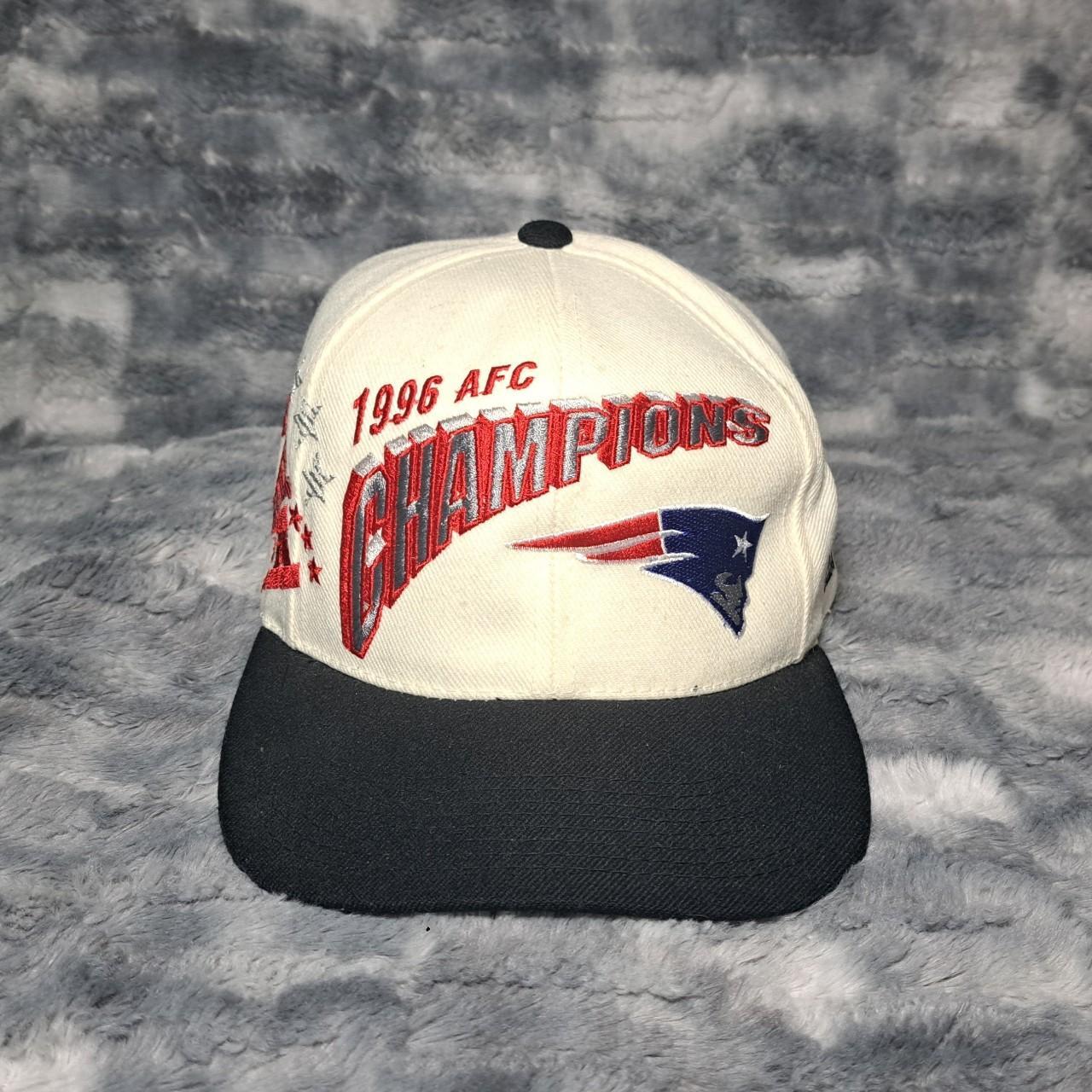 Vintage 1996 AFC Champions Hat 1996 New England Patriots Hat 