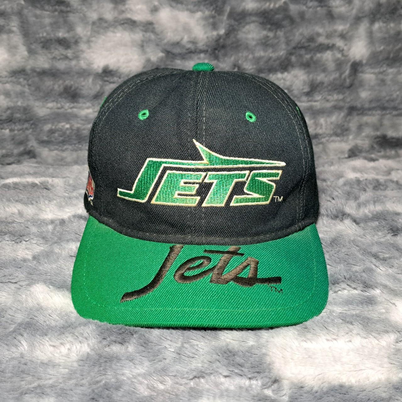 Vintage New York Jets snapback hat in green. From - Depop