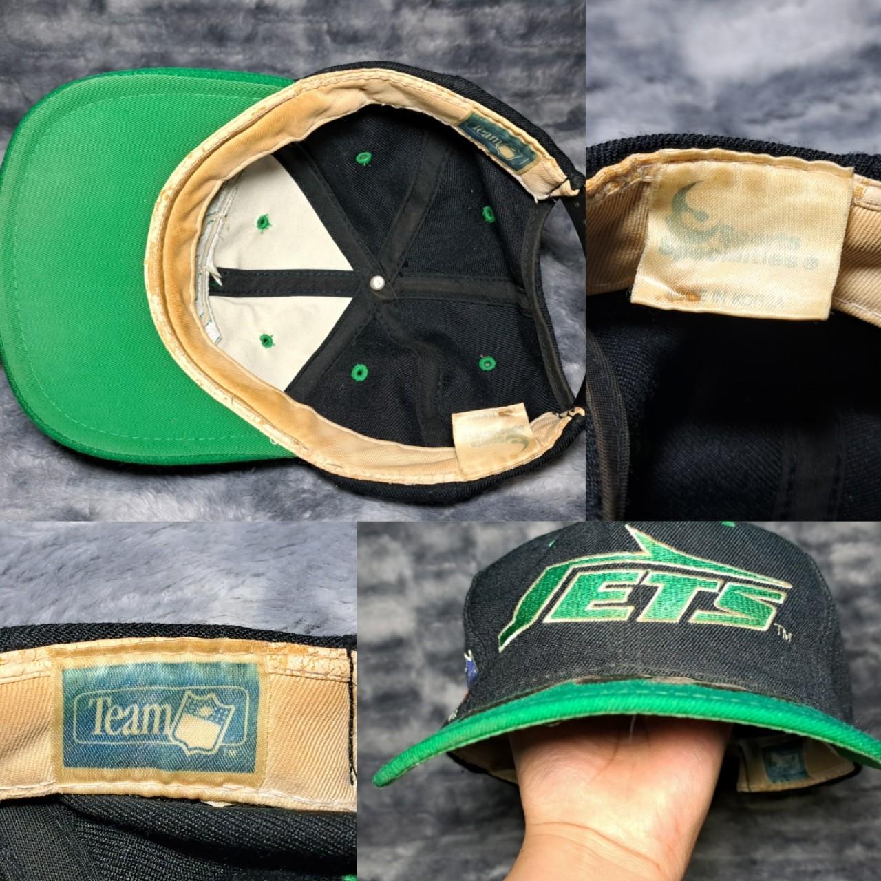 Vintage New York Jets snapback hat in green. From - Depop