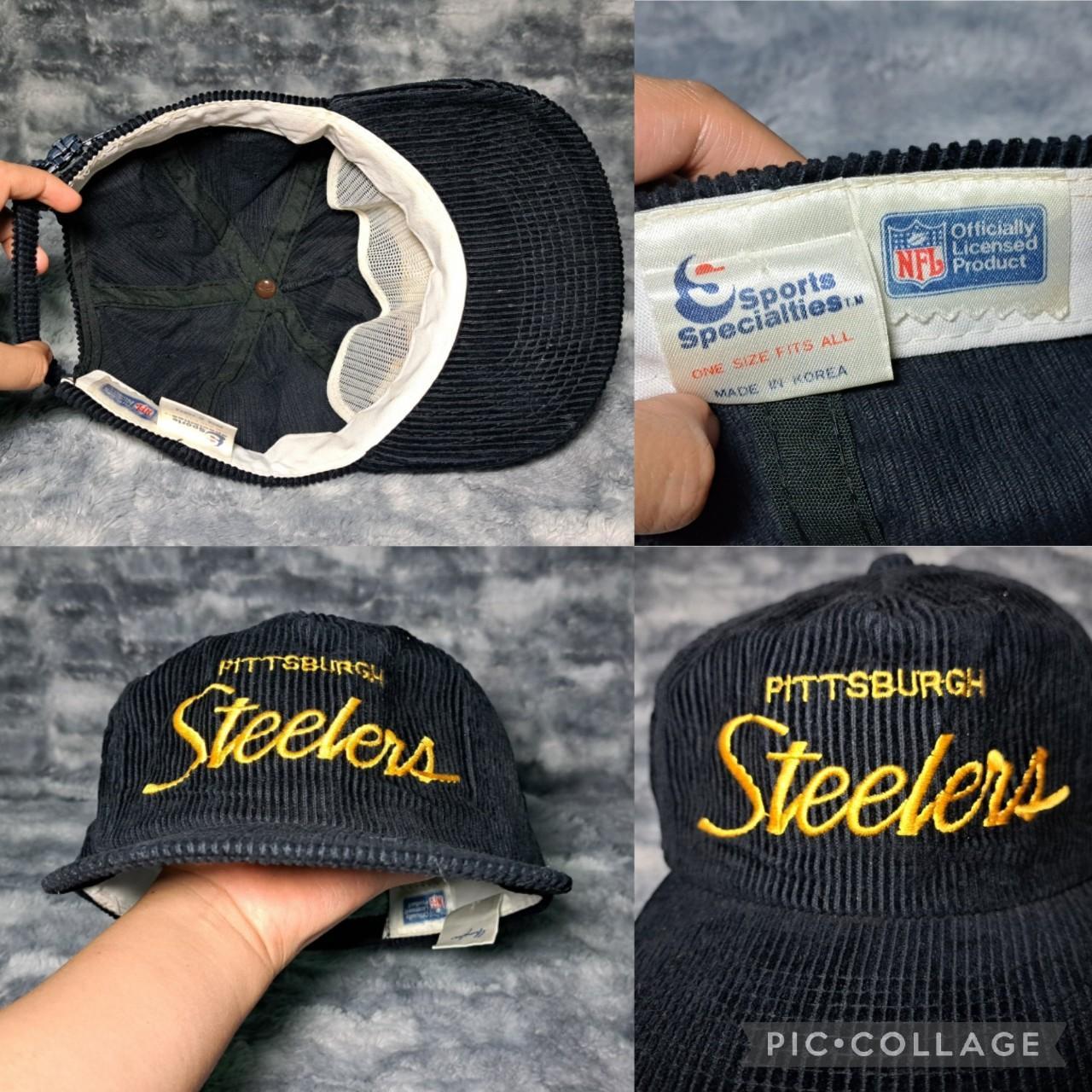 Vintage Pittsburgh Steelers Sports Specialties Corduroy Hat 