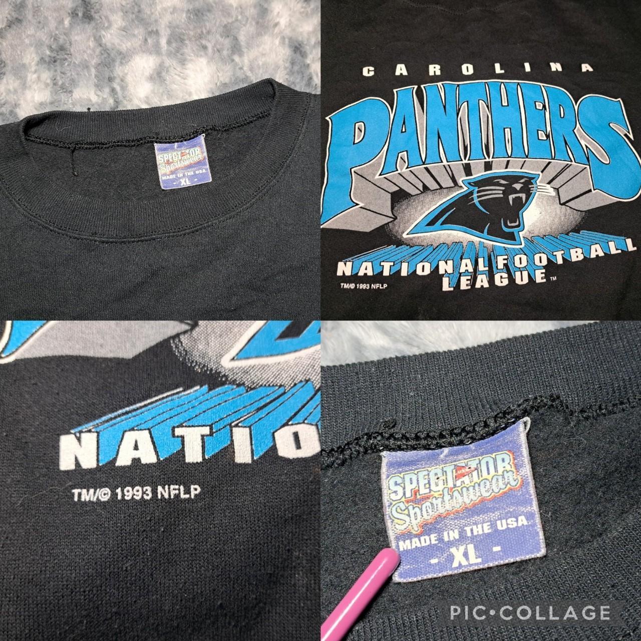 vintage Carolina Panthers sweater on a old fruit of - Depop