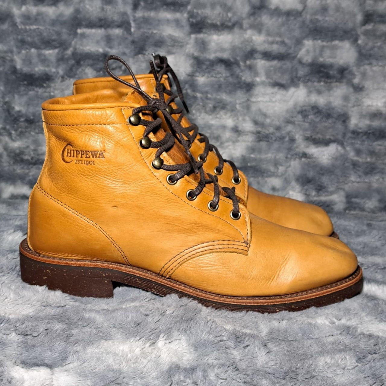 Chippewa leather outlet boots