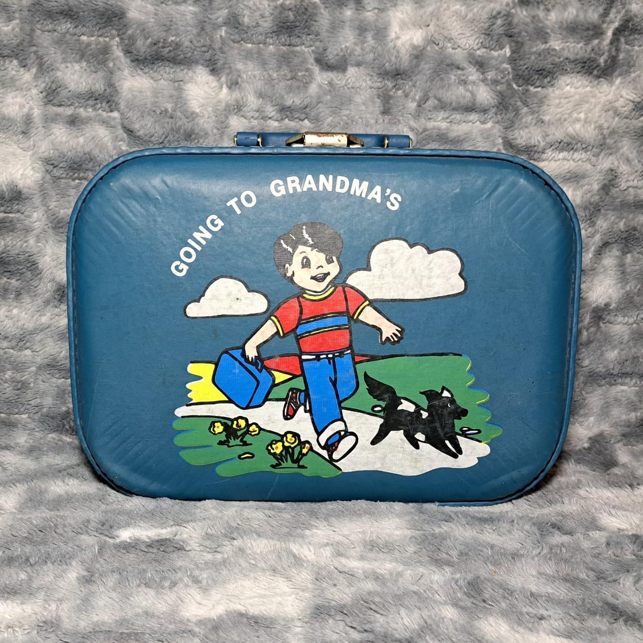 Vintage Children s Luggage Going To Grandma s. Depop