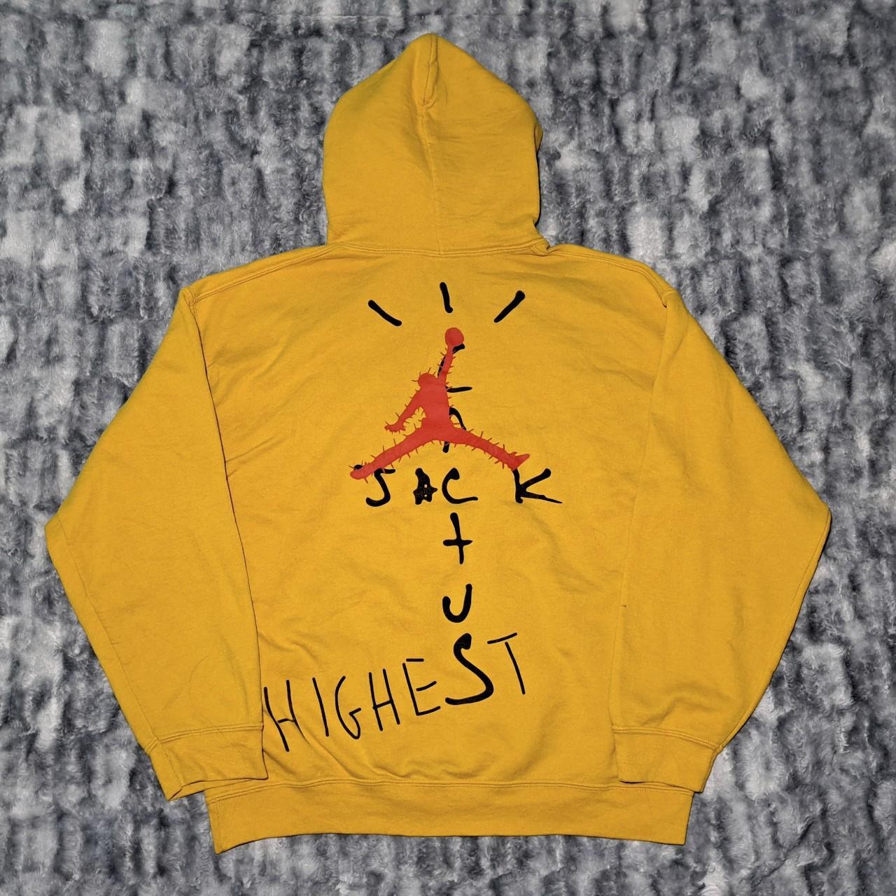cactus jack yellow hoodie