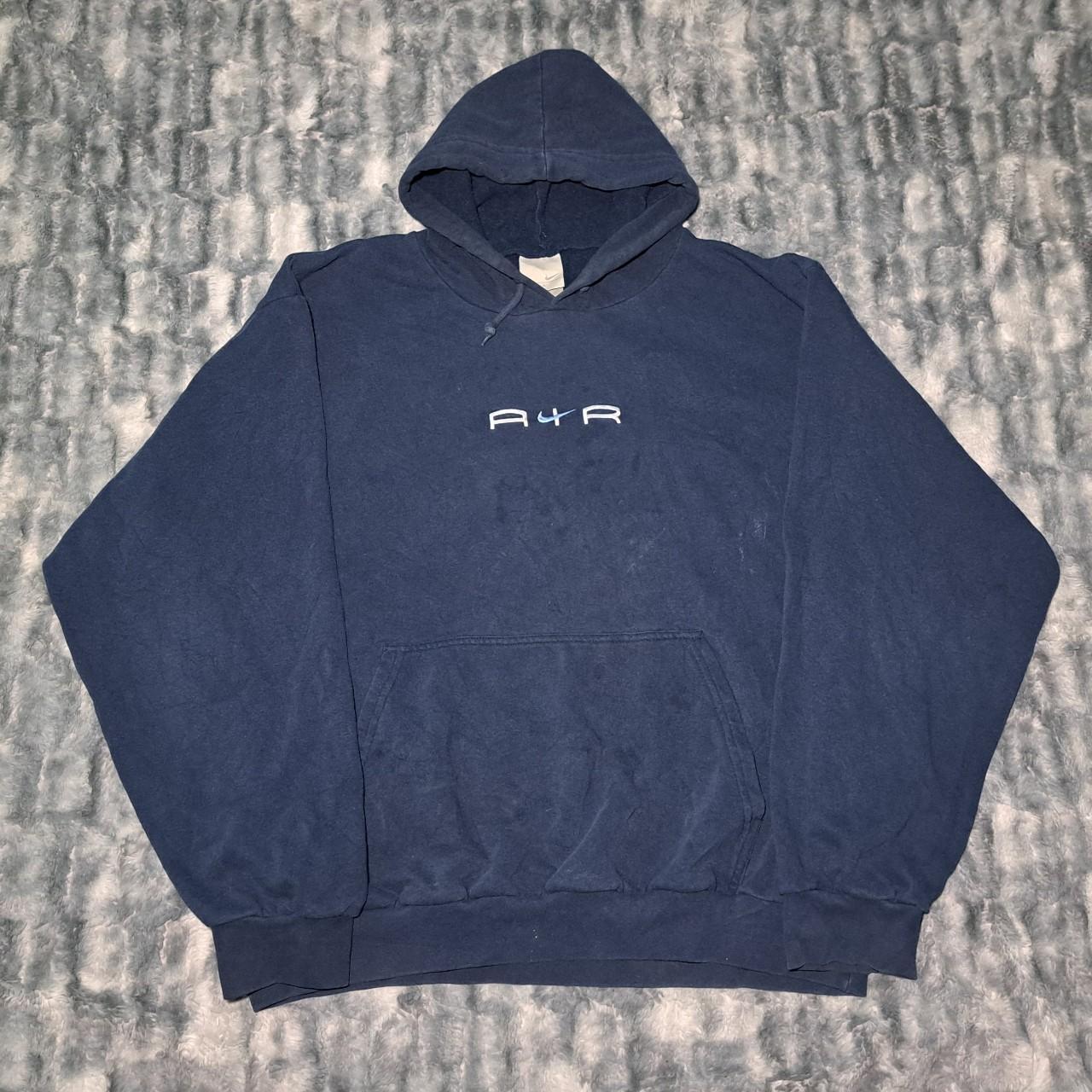vintage navy nike hoodie