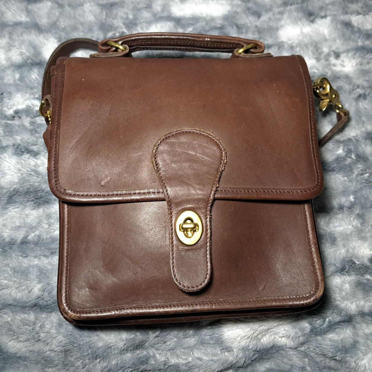 バッグ COACH Legacy Brown Leather Handbag 65th COACH Legacy 65TH Anniversary Vachetta Leather Whiskey Bag D0769