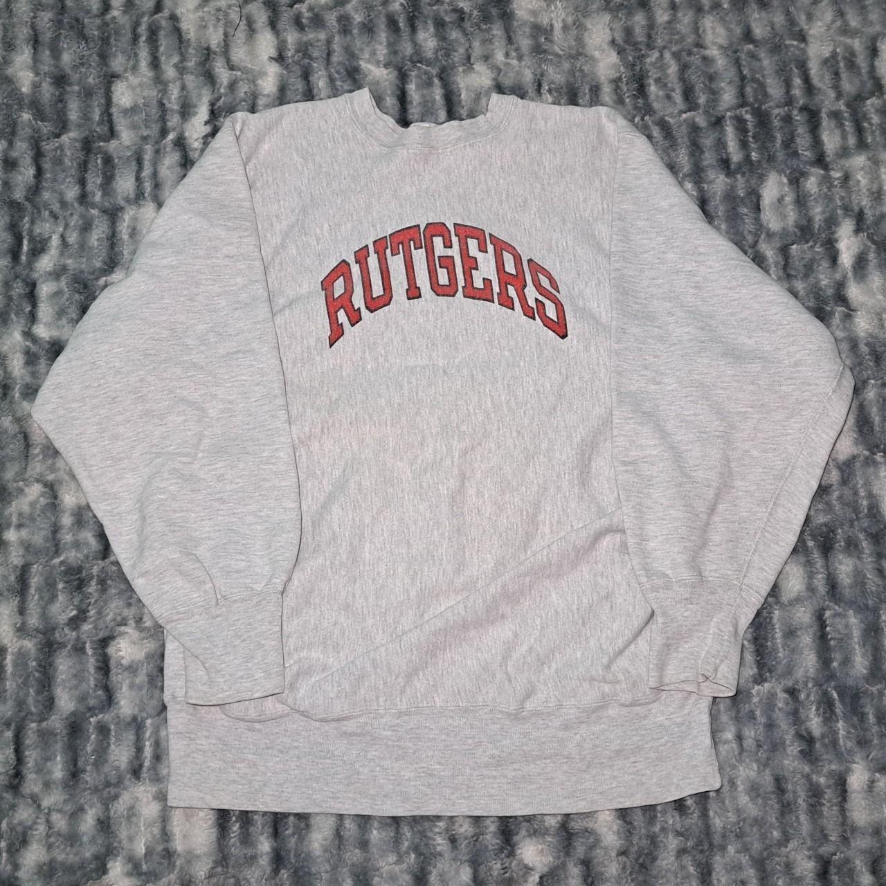 Vintage Rutgers shops Champion Reverse Weave