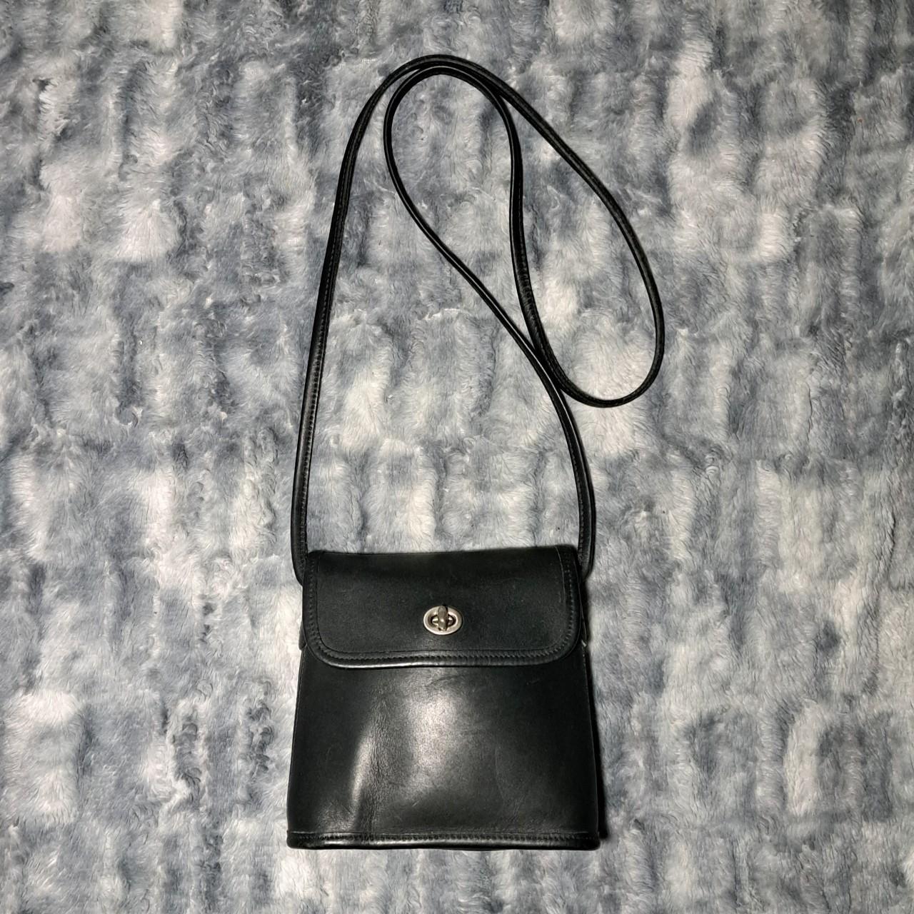 極美品 vintage coach old mini Boston Black Vintage Coach Dixon Mini Bag 4124 Black USA – Cristina Moda