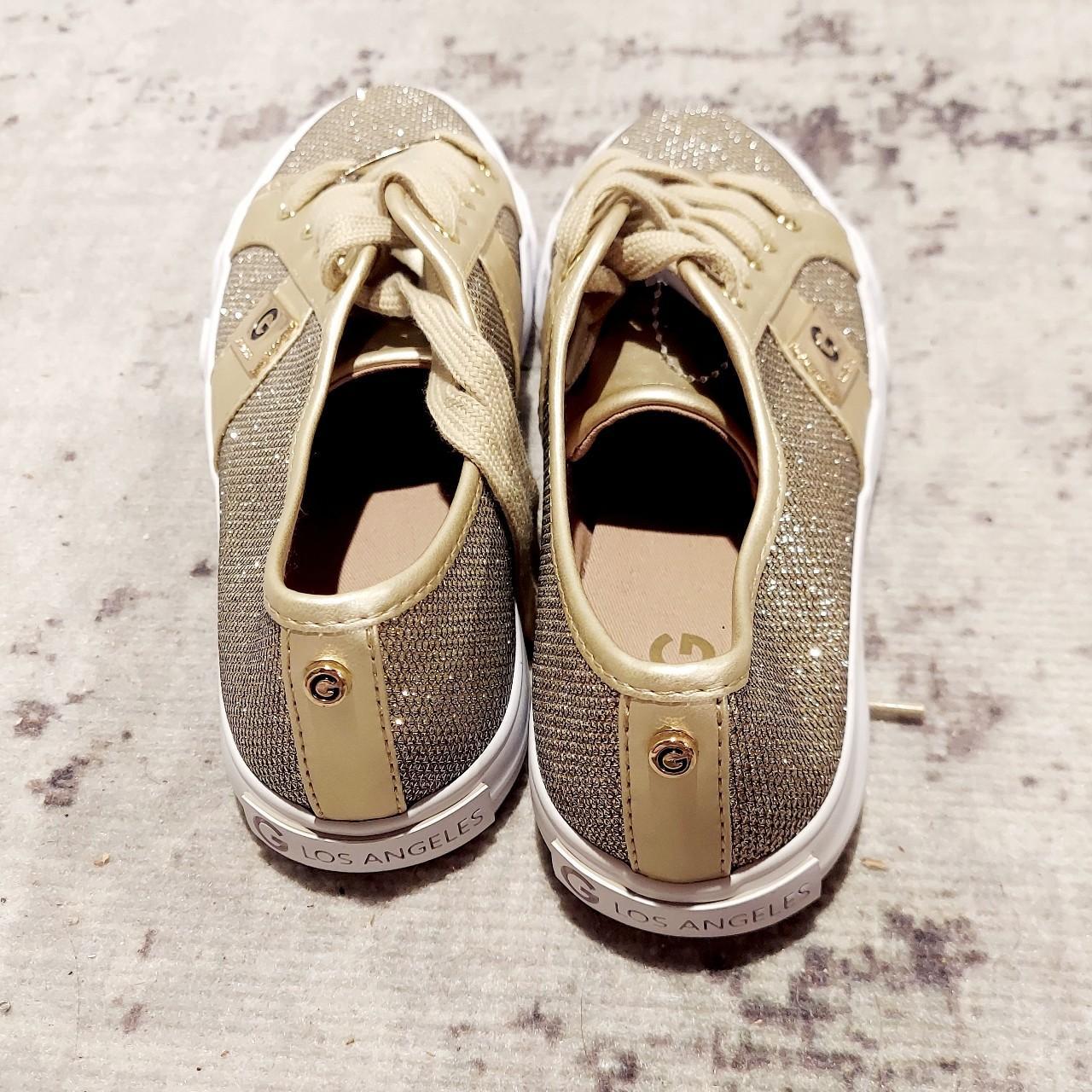 Gold Sparkly Sneakers Size: 7 Brand: EXPRESS ʚɞ - Depop