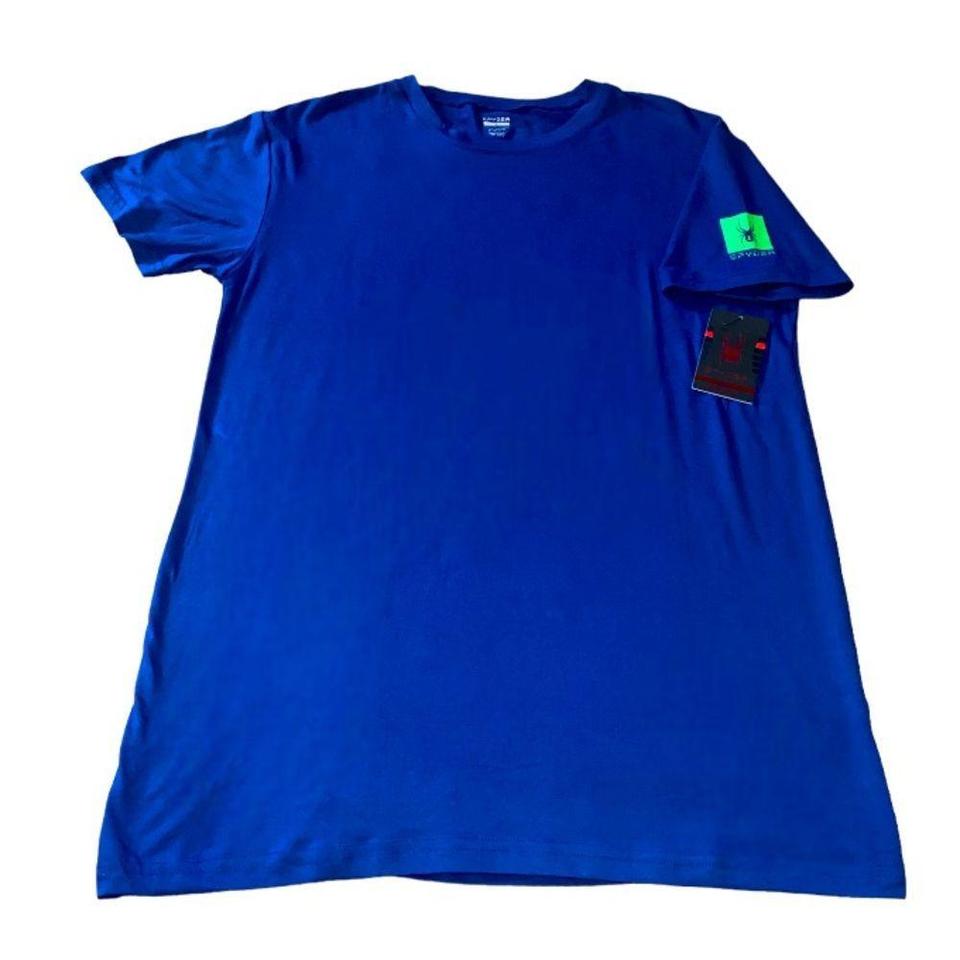 SPYDER Vista Tech Mesh T Shirt Color: Black - Depop