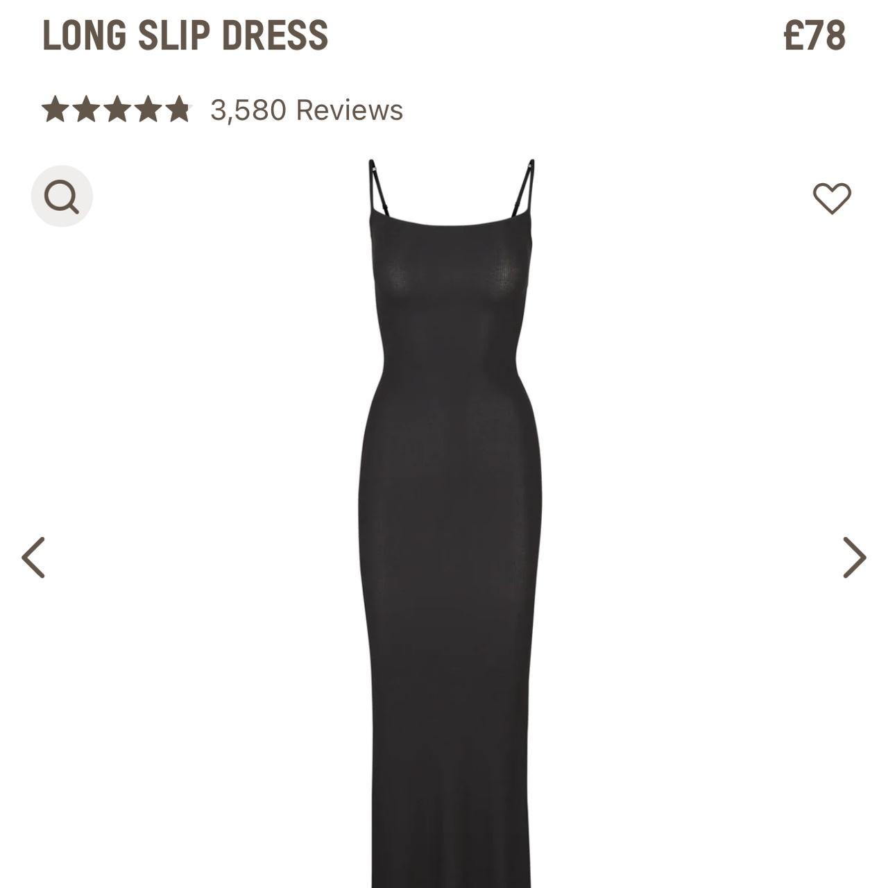 skims dress size S, soft lounge long slip dress - Depop
