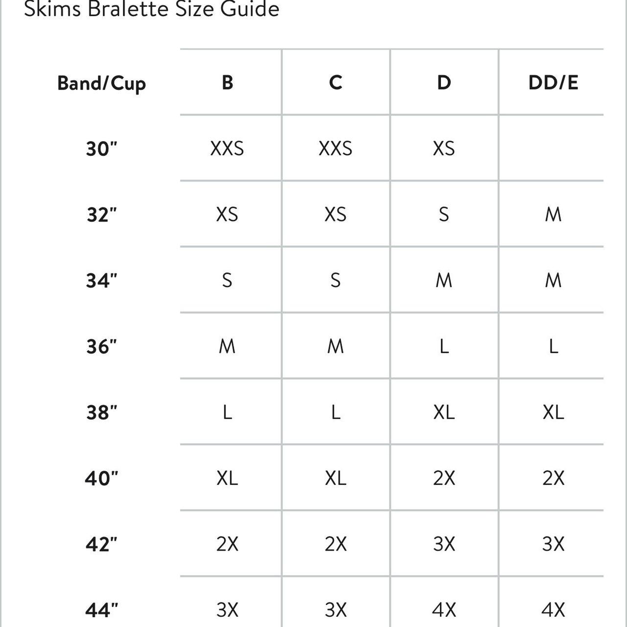 skims sizes guide xl｜TikTok Search