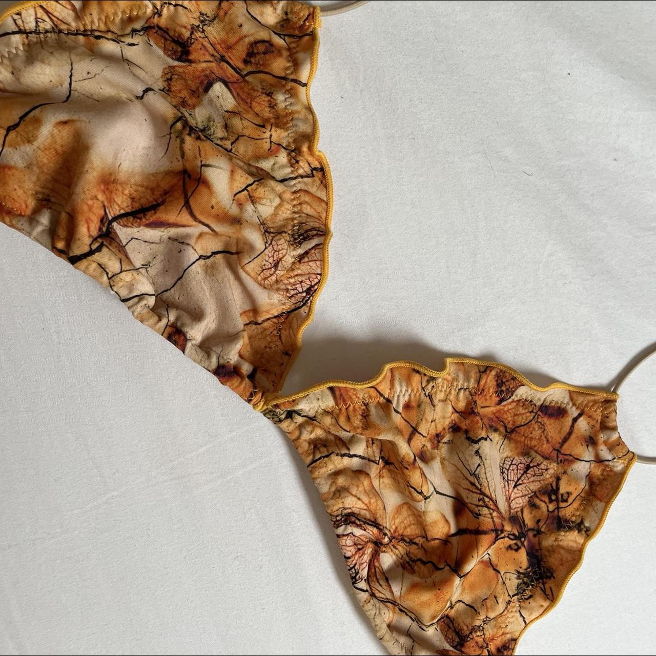 Jaded London woodland print bikini top. So beaut but... - Depop