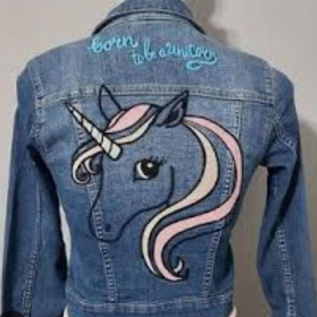 H&m unicorn denim on sale jacket