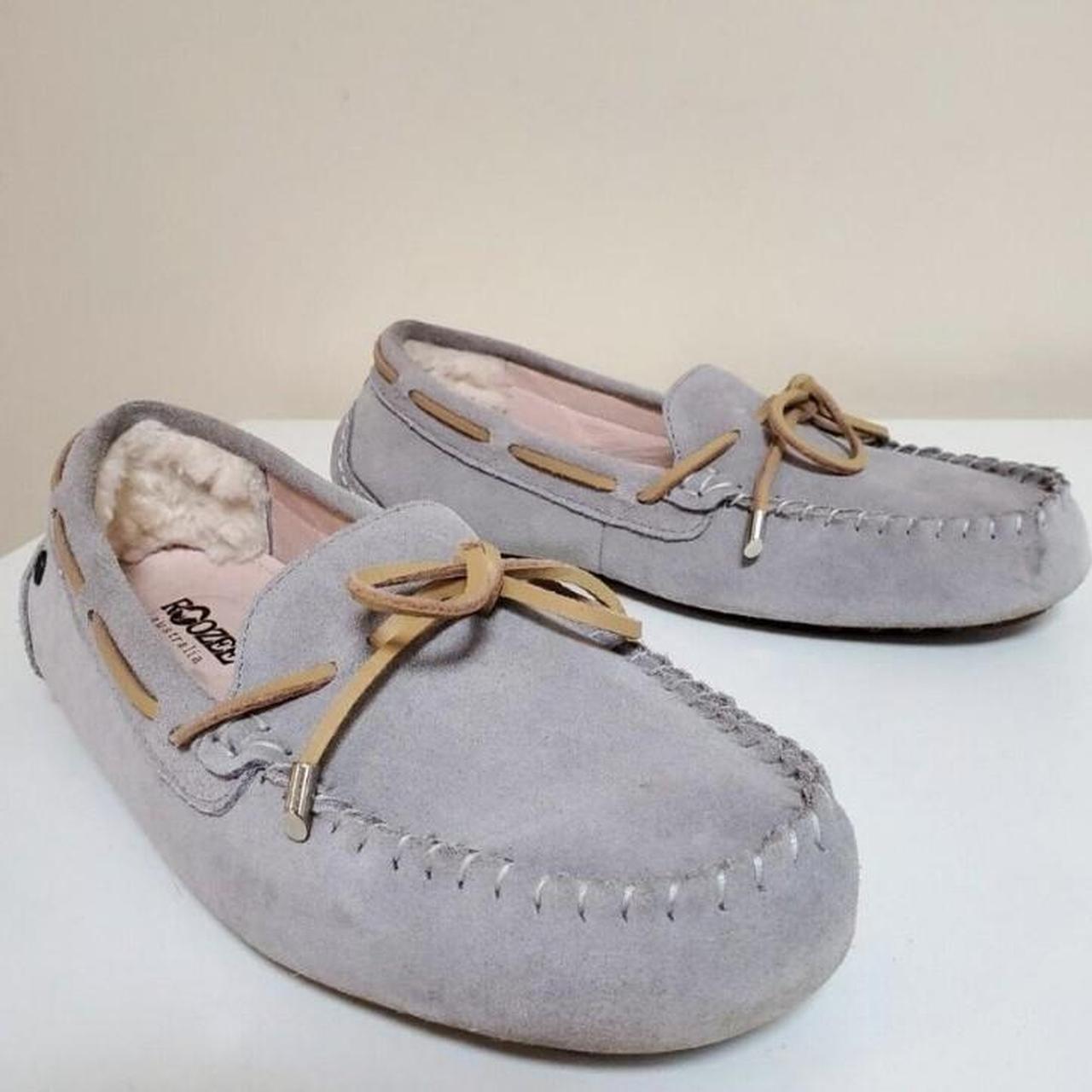 Grey hot sale ugg loafers