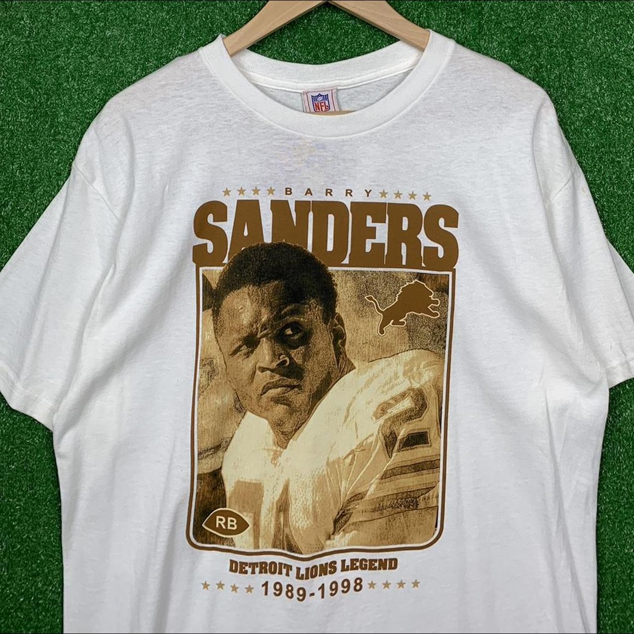 Vintage Detroit Lions Barry Sanders shirt in - Depop