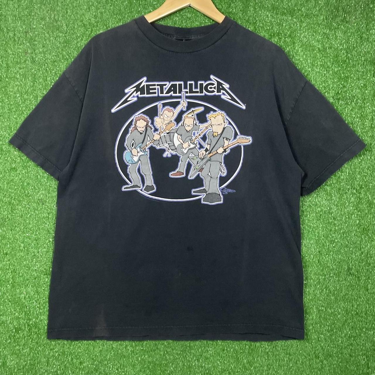 Vintage Y2K 2000 Metallica Band T-Shirt. Giant Tag.... - Depop