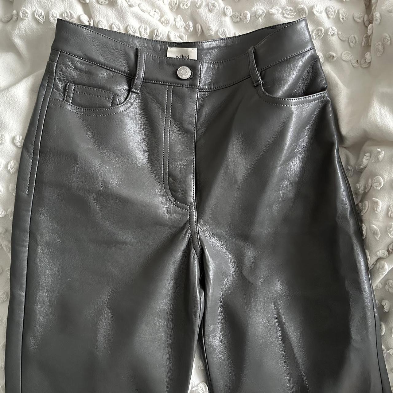 Aritzia Wilfred 'Melina Pant' Faux leather - Depop