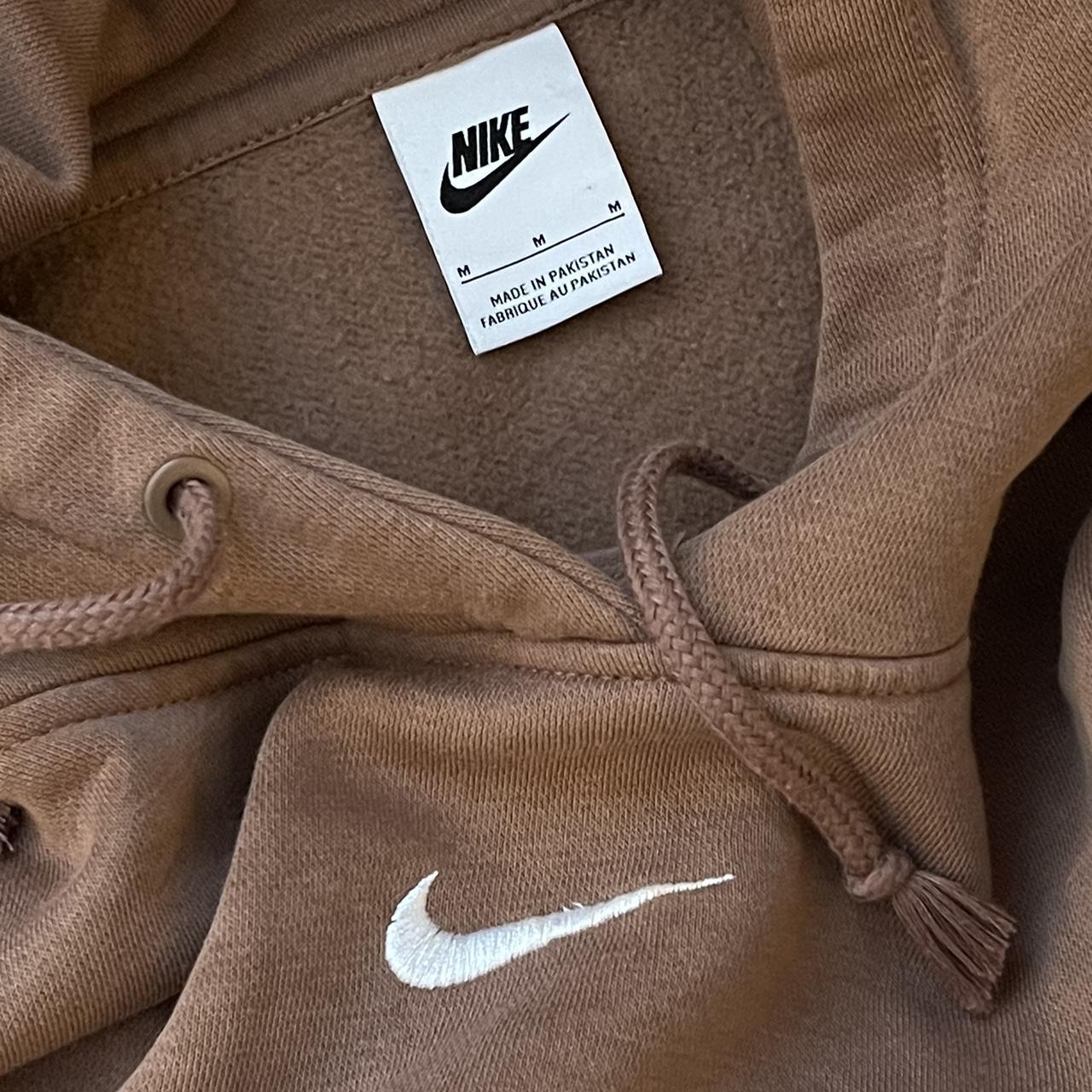 tawny brown nike hoodie