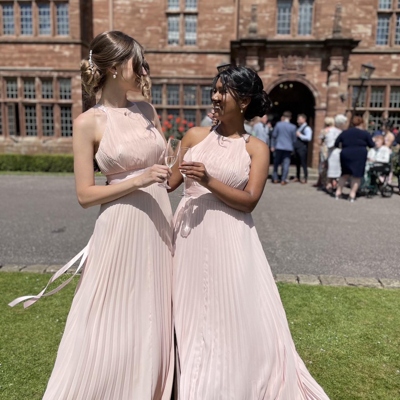 Beautiful bridesmaid dress in light pink, By