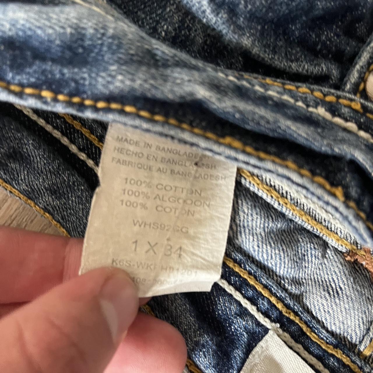 Vintage Houston Low rise Flare jeans Tons of details... - Depop