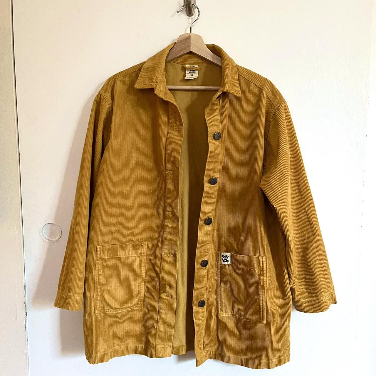 Lucy and Yak Women's Yellow Jacket | Depop