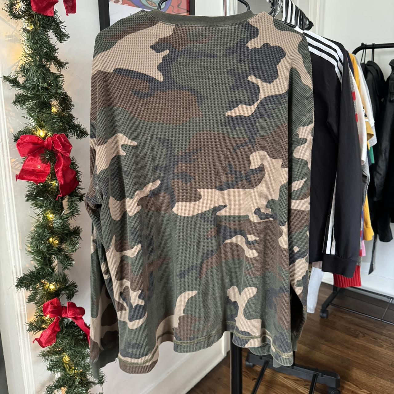 Camo thermal Champs Camo long sleeve camo thermal... Depop