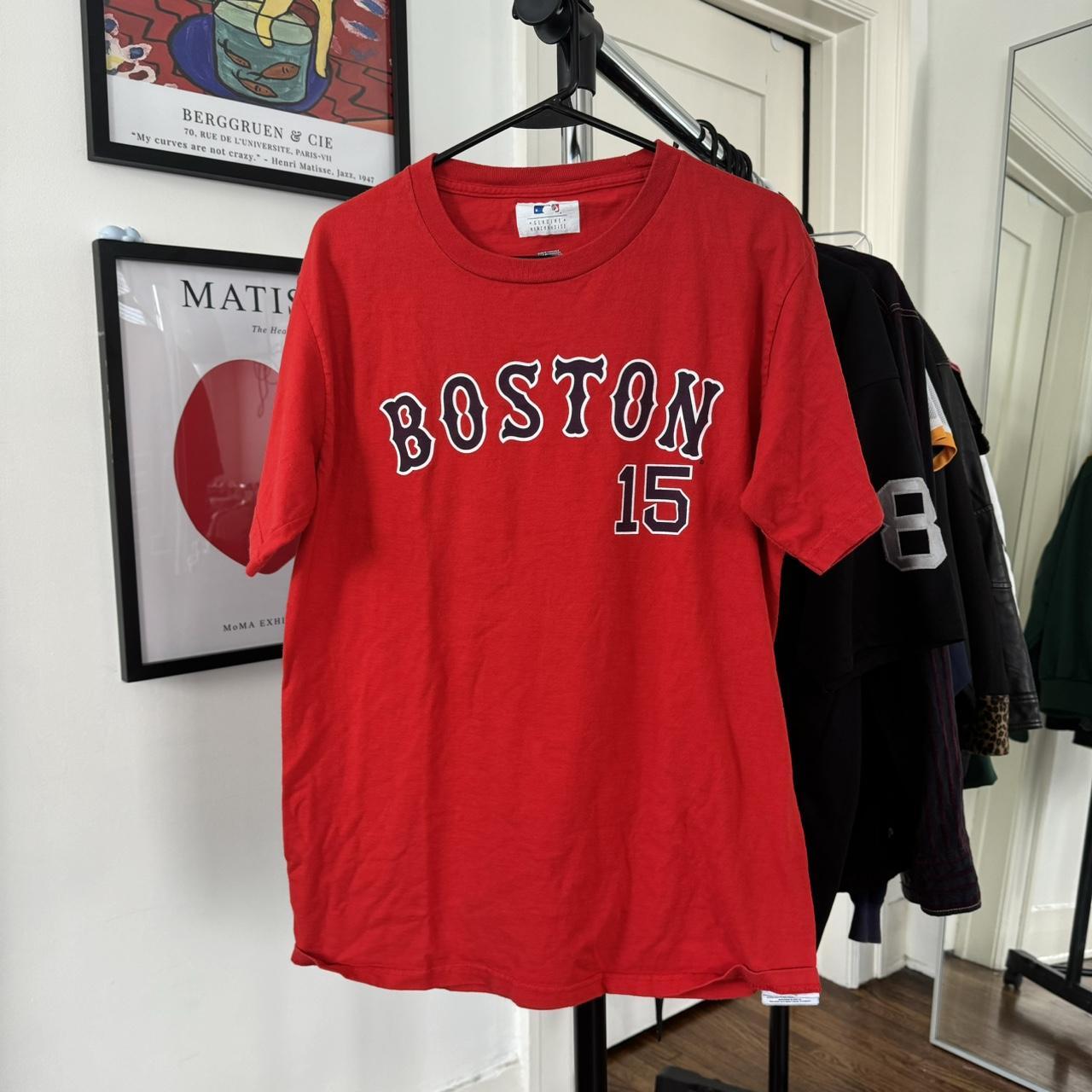 Boston Red Sox Tee Baseball T-shirt Red Sox... - Depop