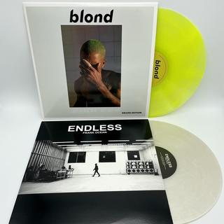 Frank Ocean BLONDE + ENDLESS Vinyl Record BUNDLE /... - Depop