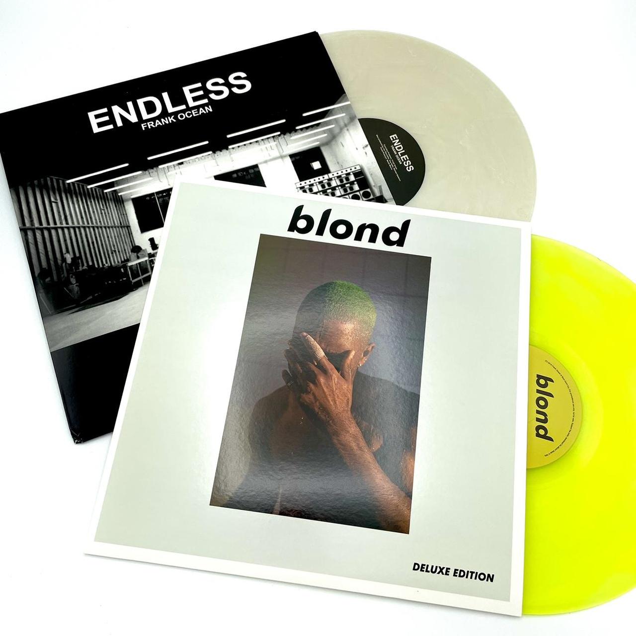 Frank Ocean BLONDE + ENDLESS Vinyl Record BUNDLE /... - Depop