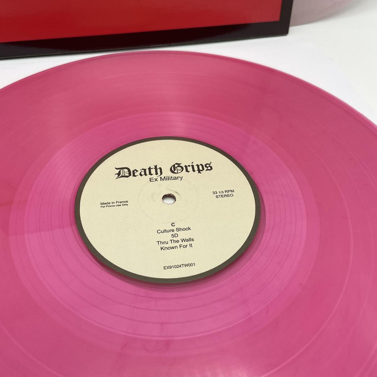 DEATH GRIPS EXMILITARY RARE PINK VINYL 2xLP... Depop