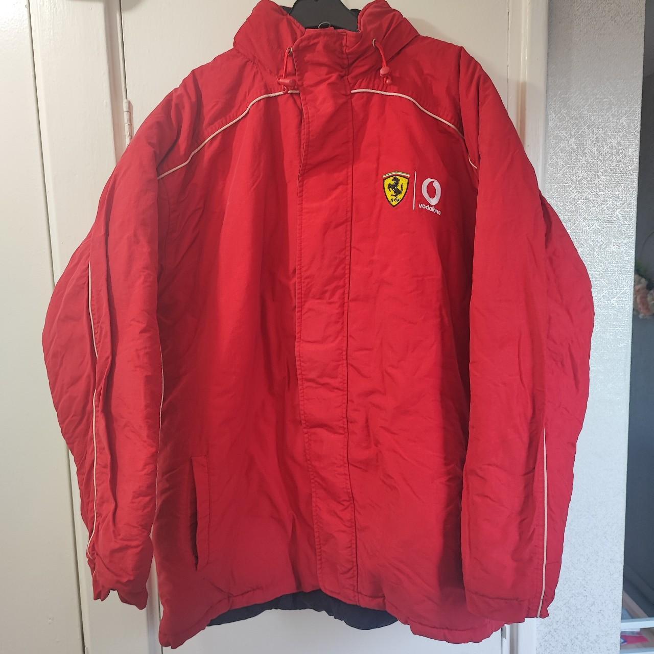 Vintage (1999) Ferrari padded coat. Size XXL. This... - Depop