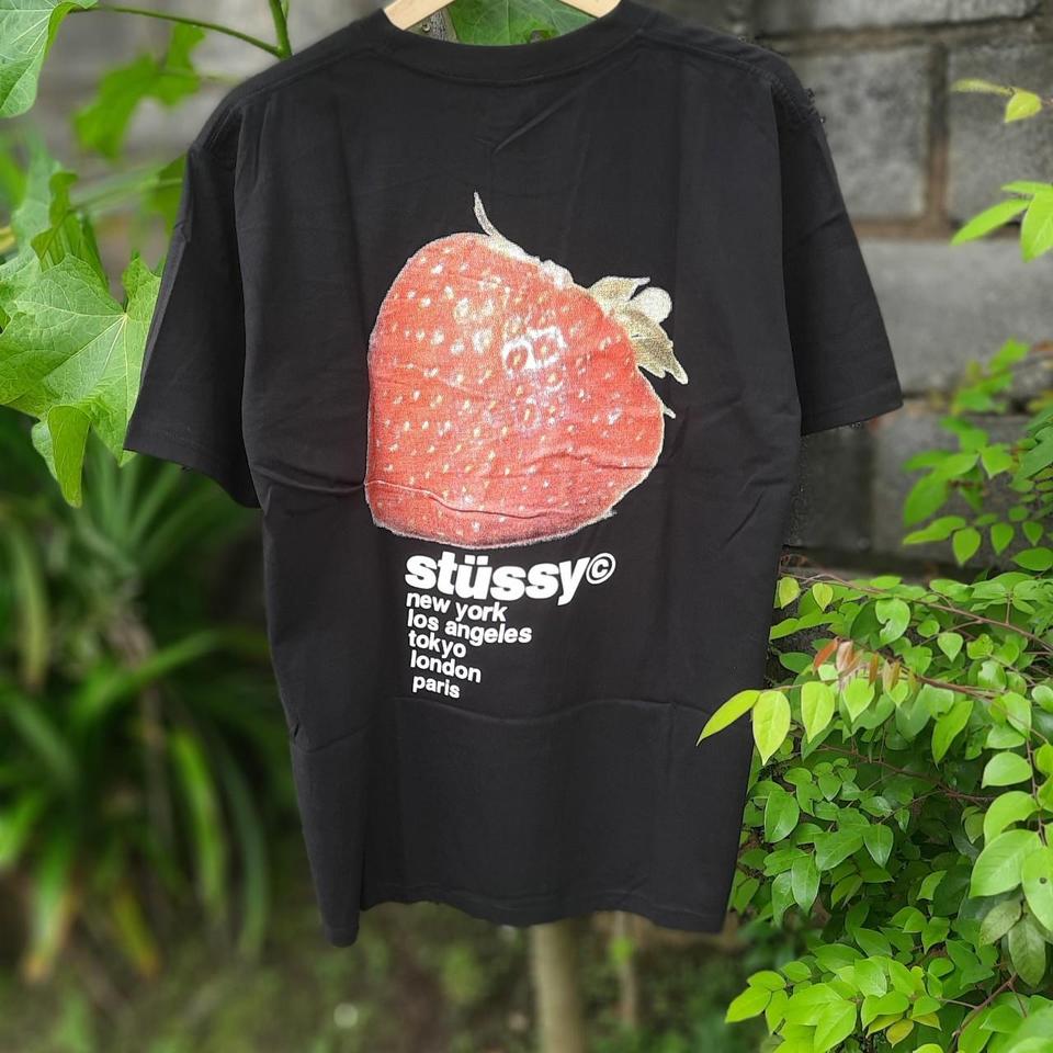 Stussy Strawberry Tshirt Brand New / Never... - Depop