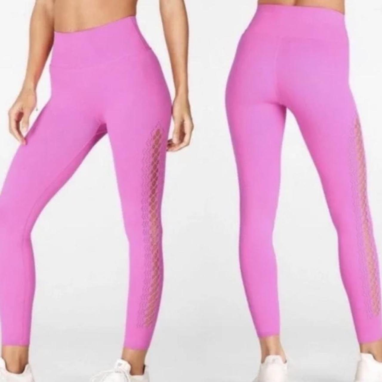 Gymshark Workout Leggings Light Pink High Waist With - Depop