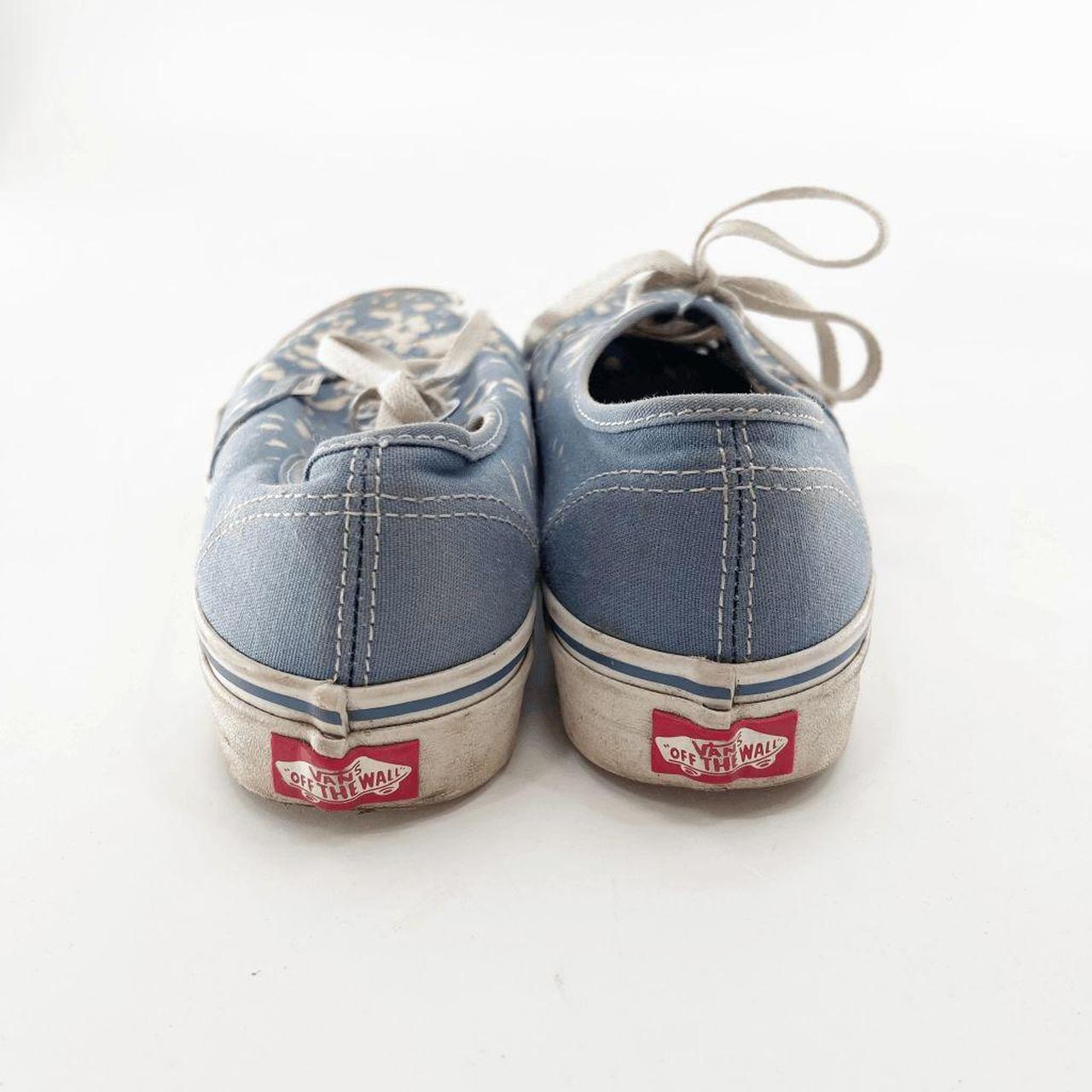 Faded blue hot sale vans