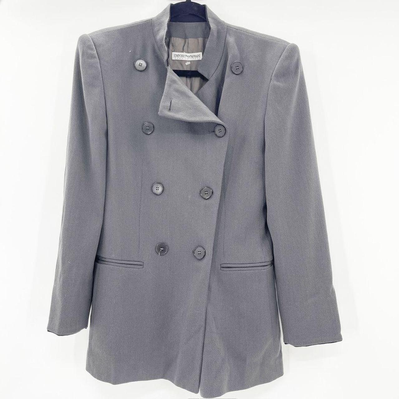 Armani peacoat discount