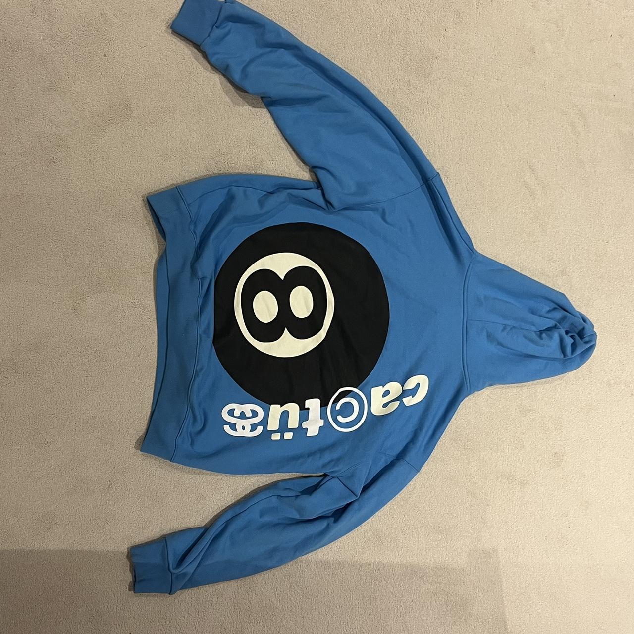 Stüssy CPFM light blue hoodie size large Used in | Depop