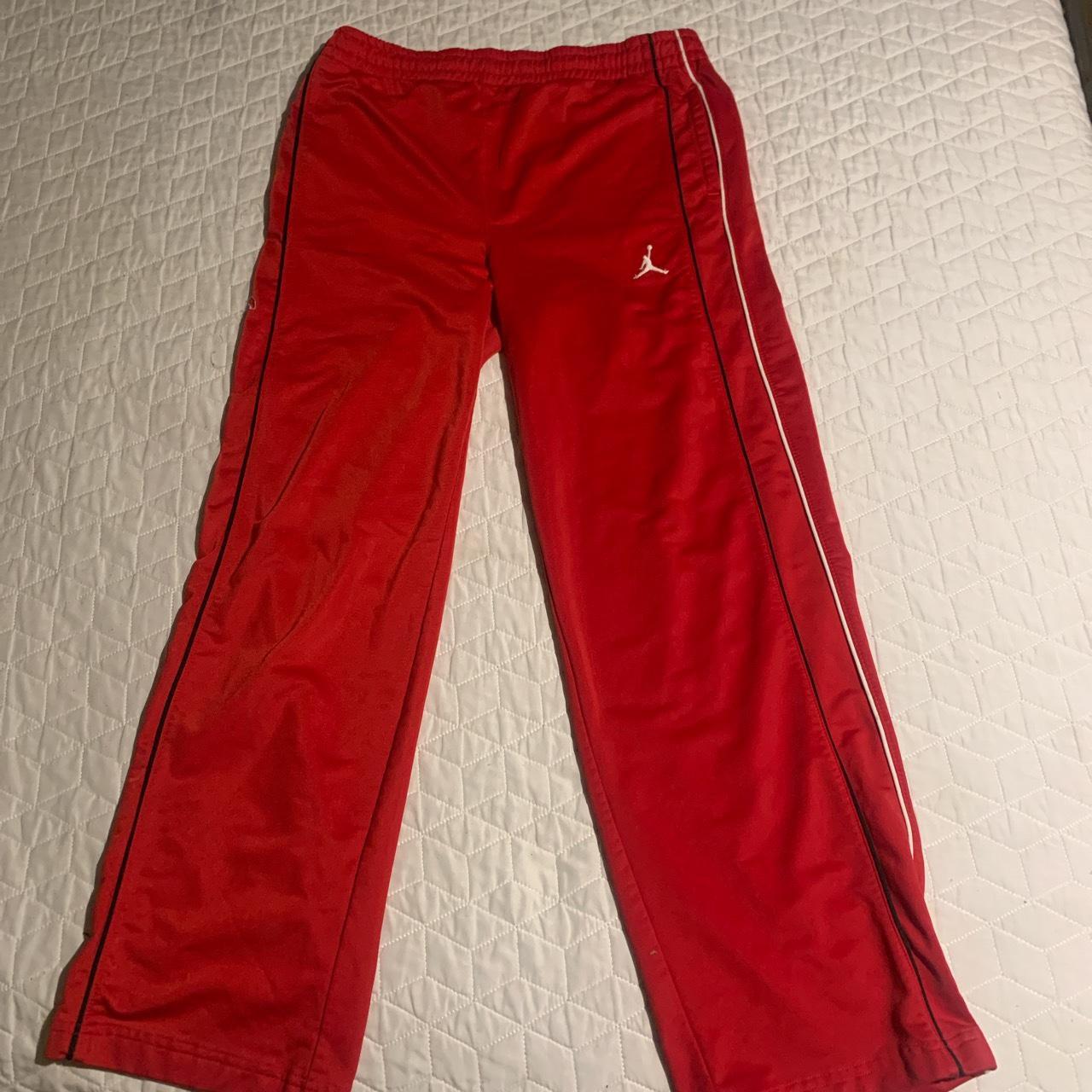 mens red jordan sweatpants